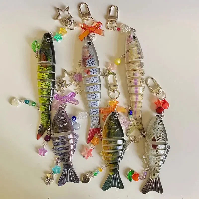 Handmade Fish Keychain,  Gift For Fishing Enthusiasts