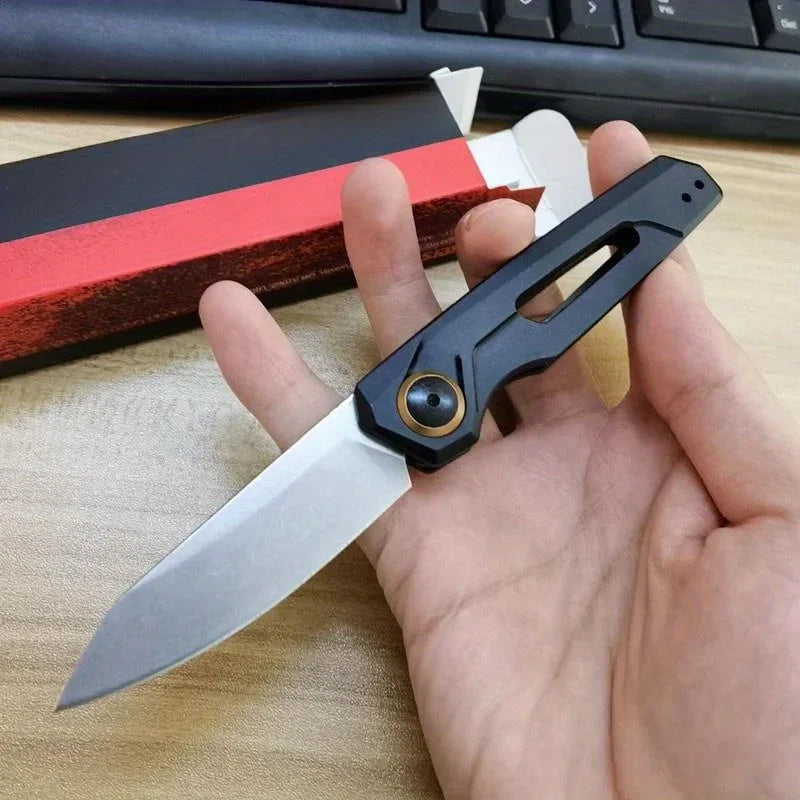 Outdoor KS 7550 Pocket Folding Knife With T6 Aviation Aluminum Handle For EDC Camping And Hunting