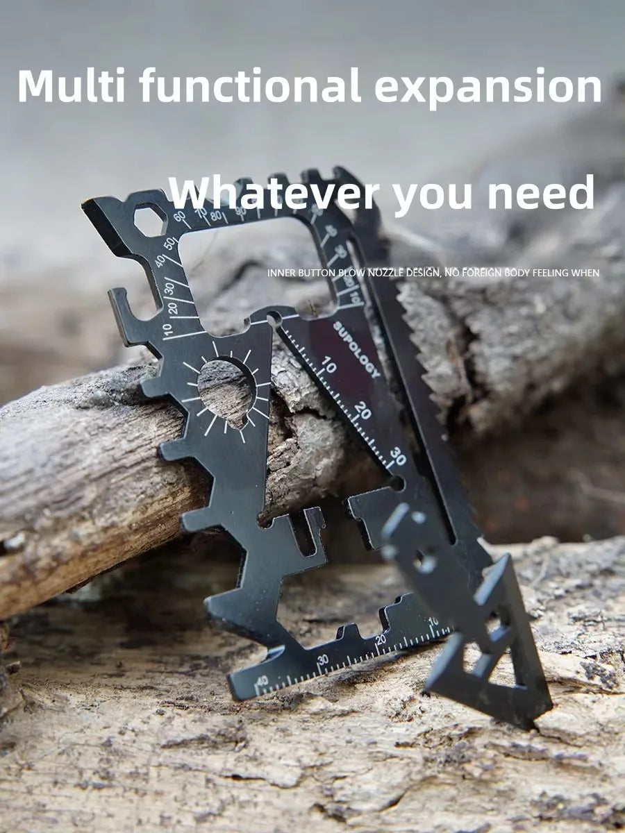 Electric 18-in-1 Credit Card Survival Tool Multi-Function Card Knife