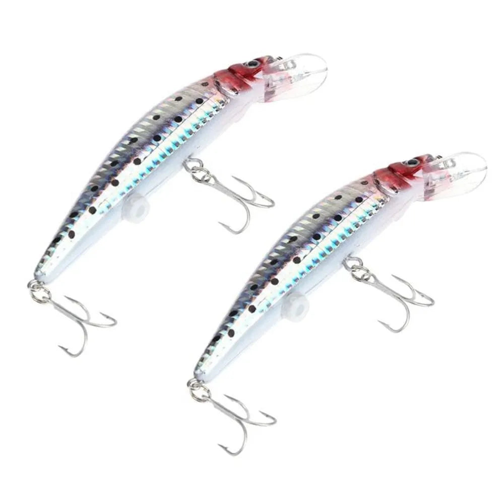 Electric Bionic Lure Vibrating USB Rechargeable LED Bait