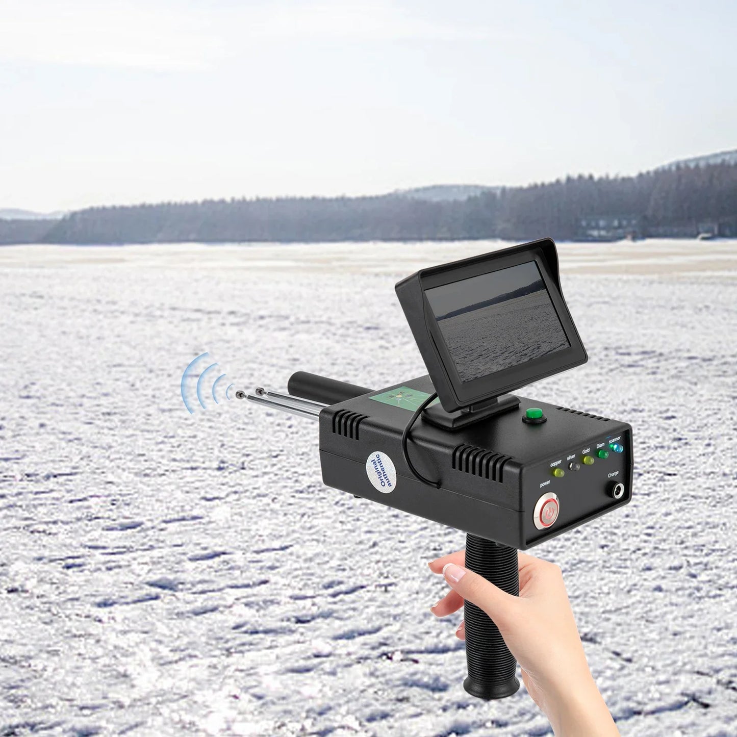 Metal Detector Treasure Scanner Pro 3D LED Display