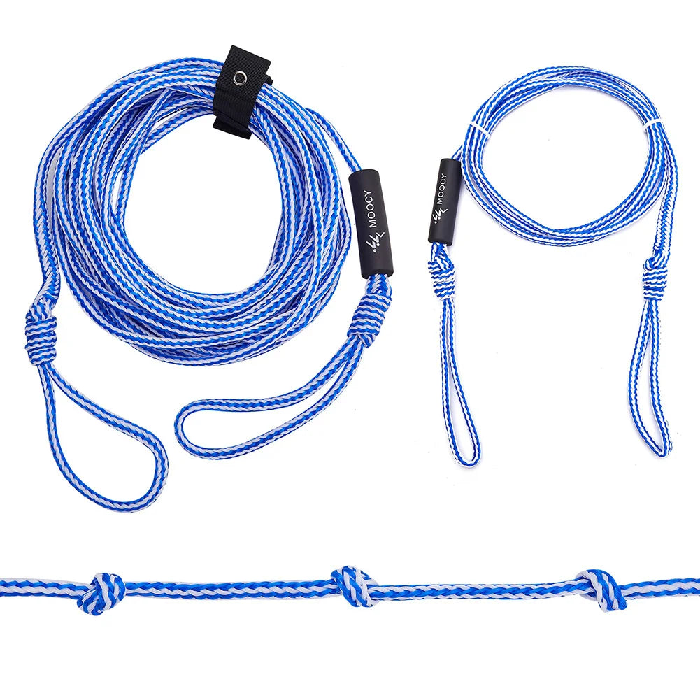 Boat Tow Rope Adjustable Length Rope Keeper Water Sports