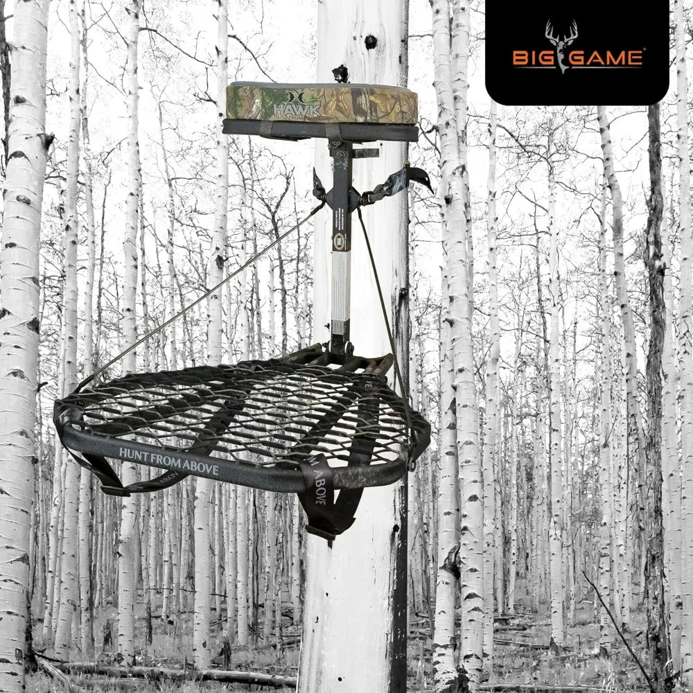 XMSJ Adjustable Deer Hunting Tree Stand Hang On Outdoors