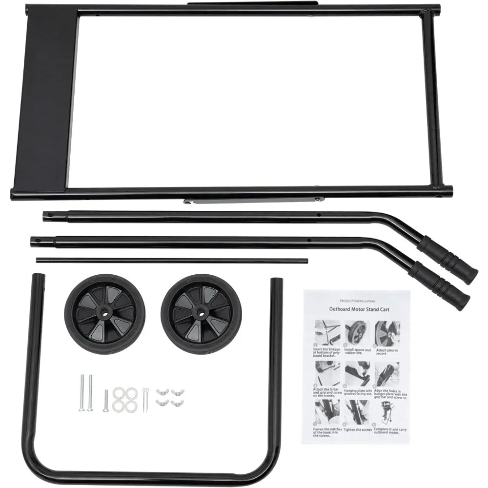 High Concerned Outboard Motor Trolley Stand Foldable Carrier